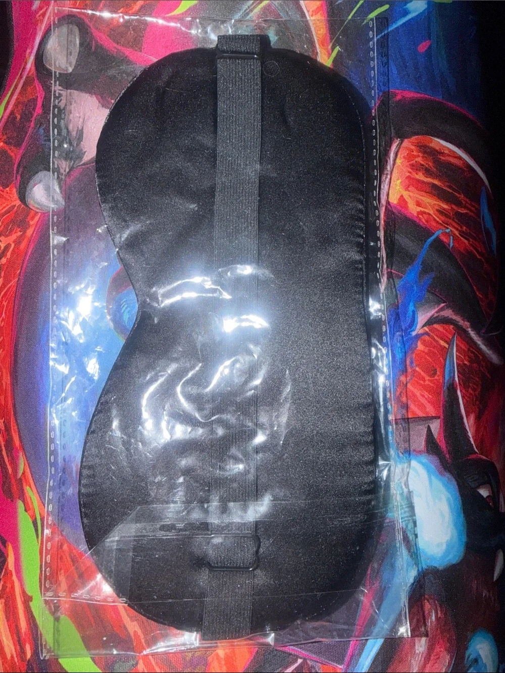 Black Satin Sleep Mask